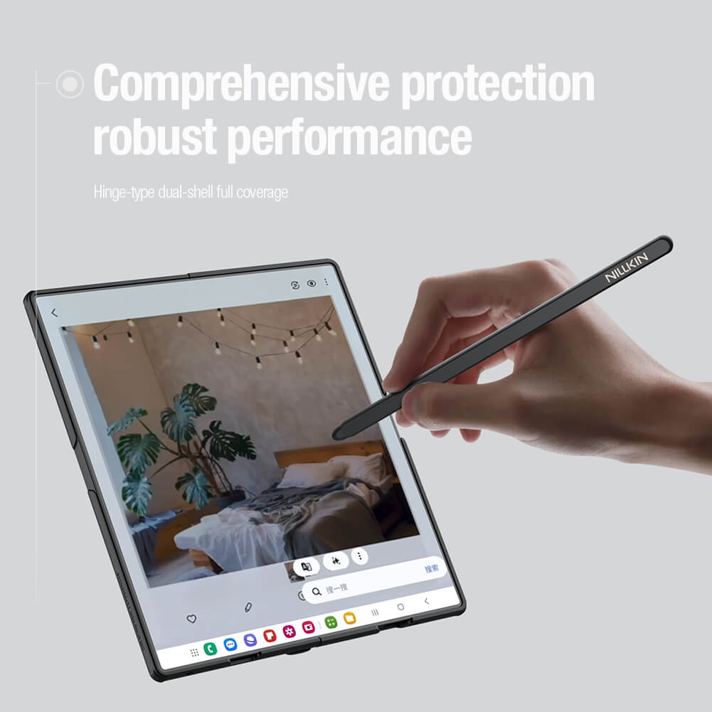 Nillkin Super Frosted Shield Fold with S-Pen case Matte cover case - Samsung Galaxy Z Fold 7