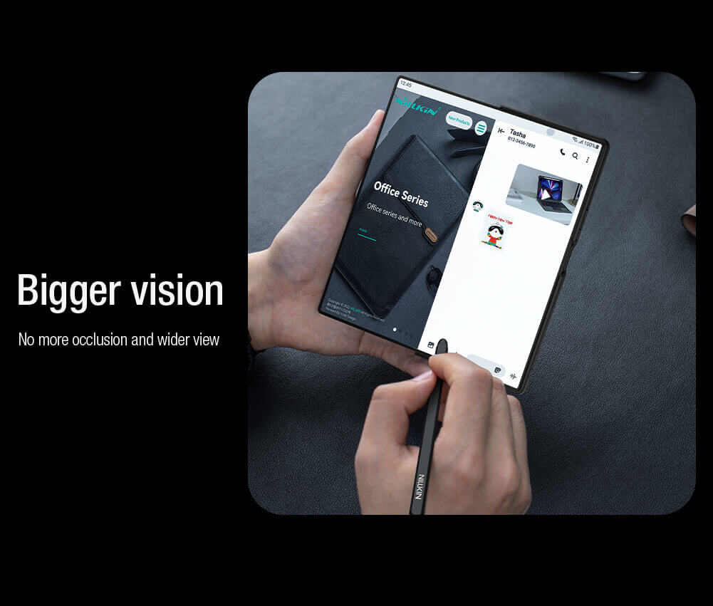 Nillkin Qin Pro Leather case S-PEN version - Samsung Galaxy Z Fold 7