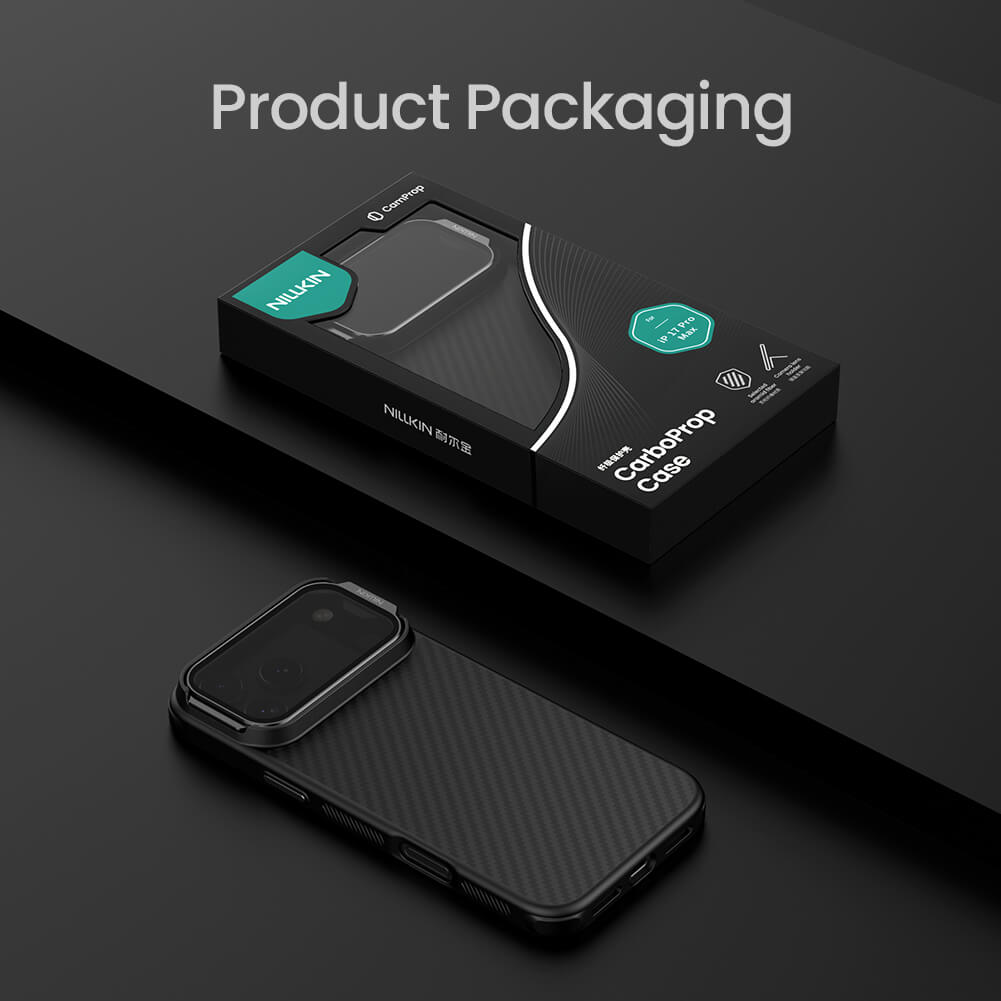 Nillkin CarboProp Magnetic MagSafe Transparent Lens Guard Edition Aramid fiber armor case - Apple iPhone 17 Pro