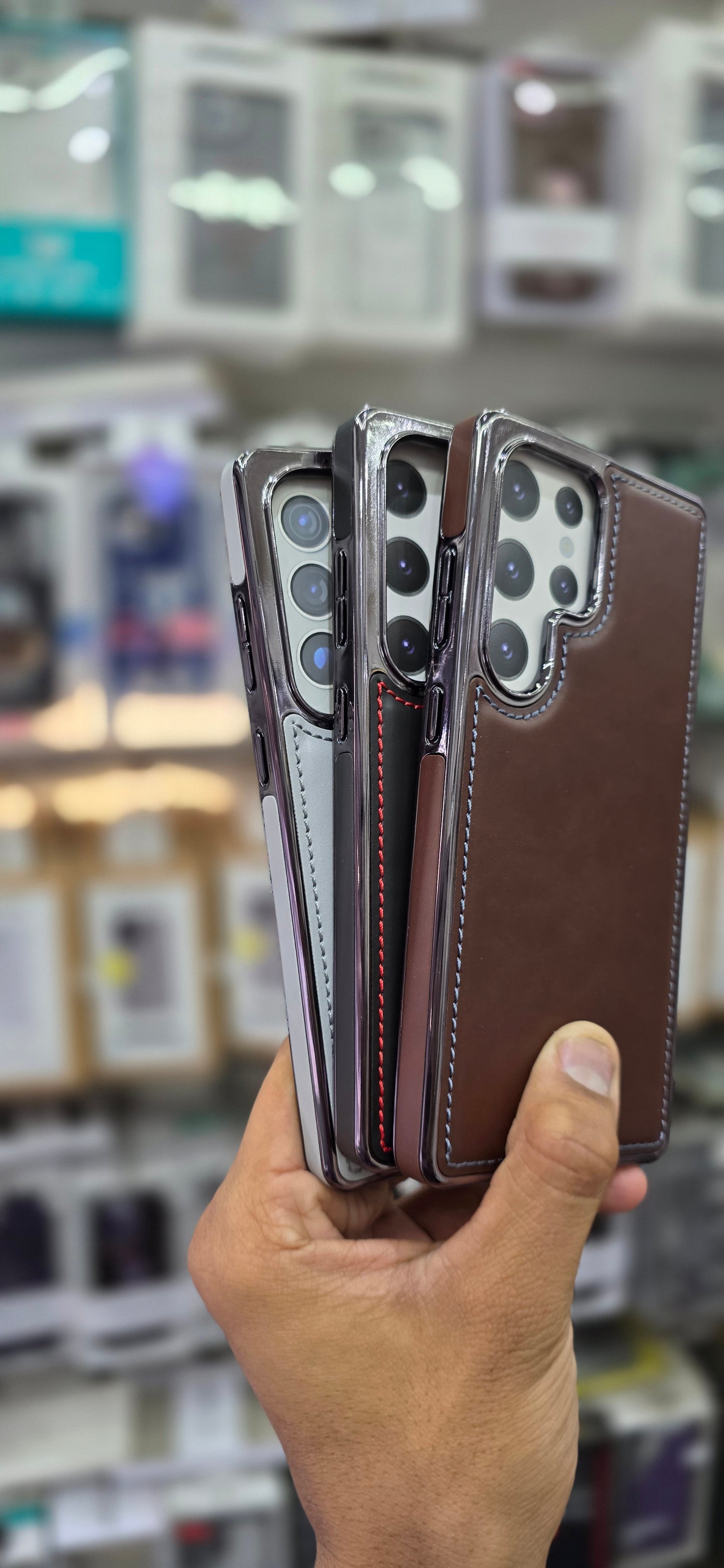 PULOKA Classic Leather For Samsung S25 Ultra