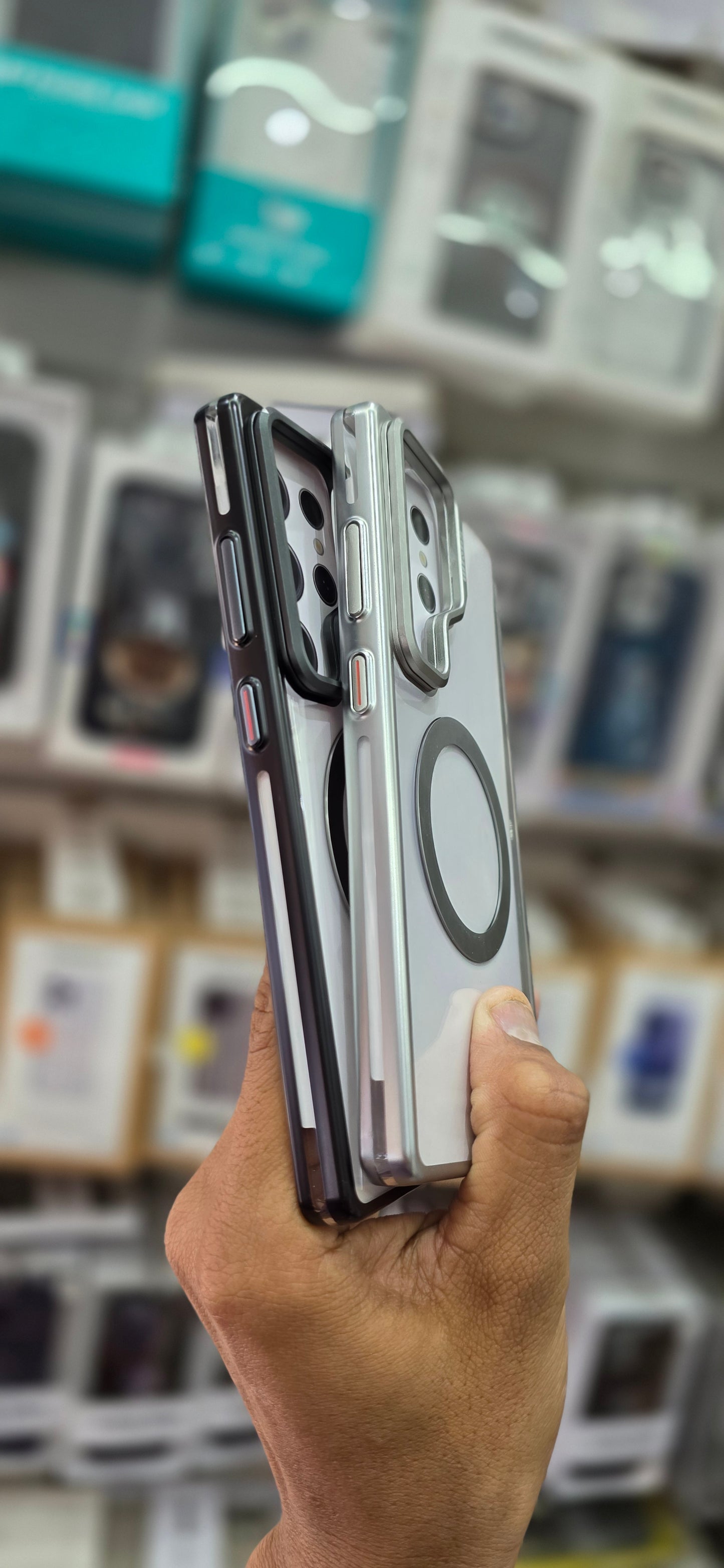 Wlons Transparent Magnetic Case For Samsung S25 Ultra