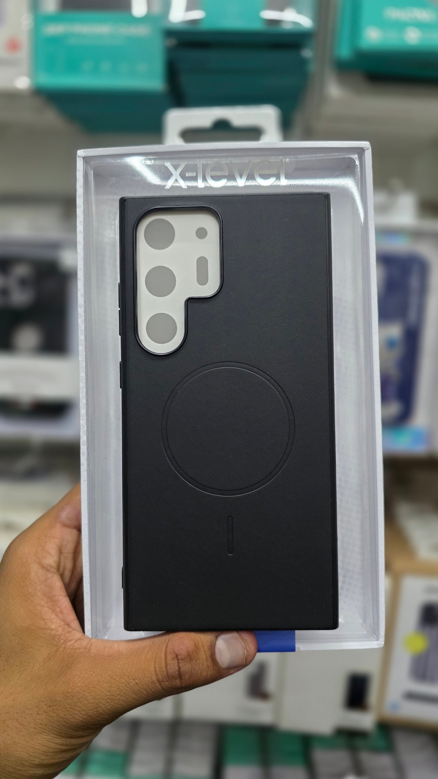 X-LEVEL Duke Leather Magnet Case - Samsung S24 Ultra
