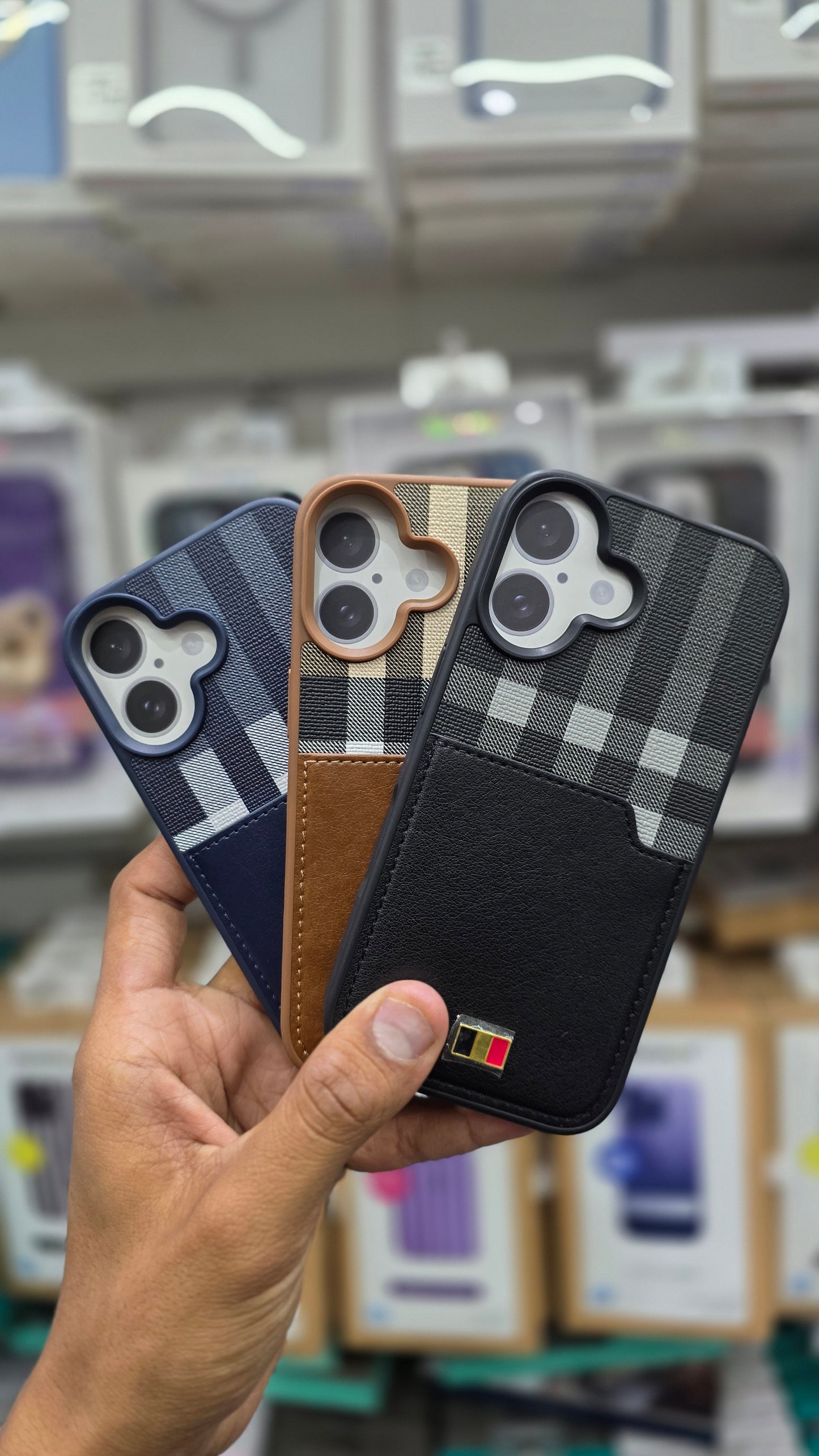 Mentor VII Premium Leather Wallet iPhone 16 Cover