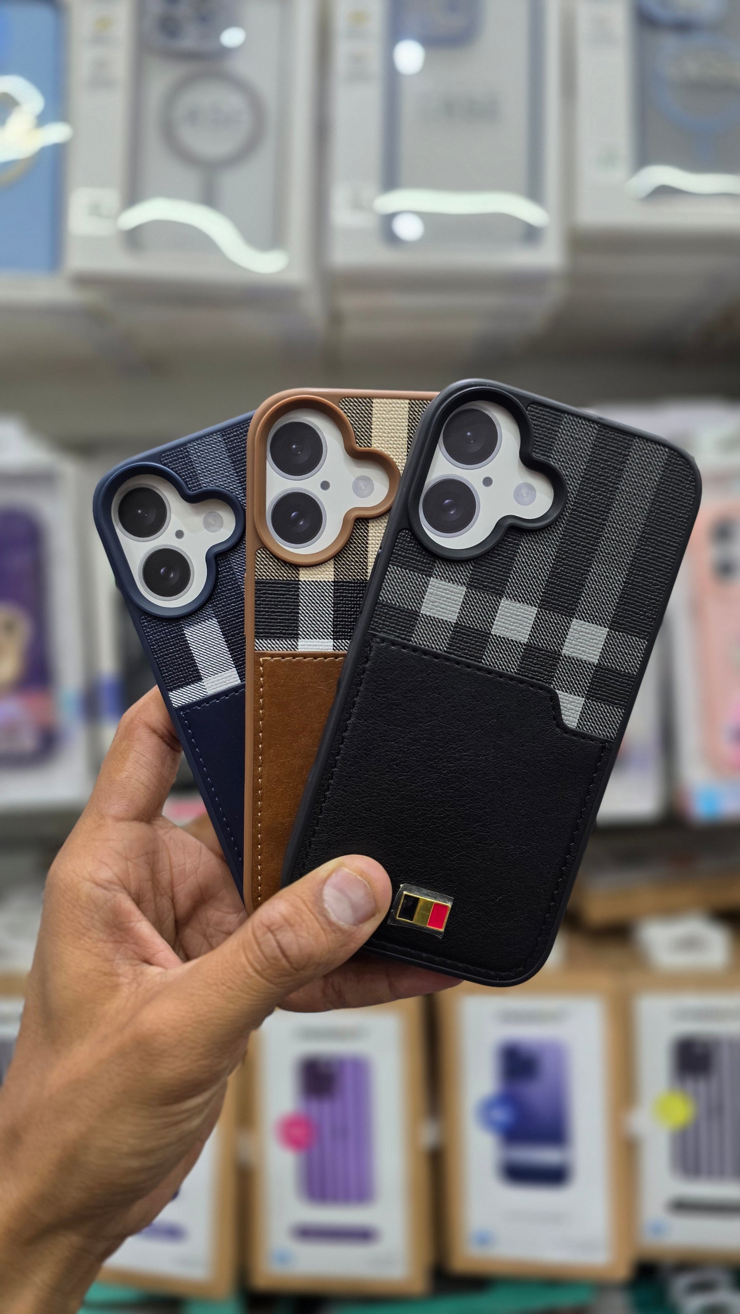 Mentor VII Premium Leather Wallet iPhone 16 Cover