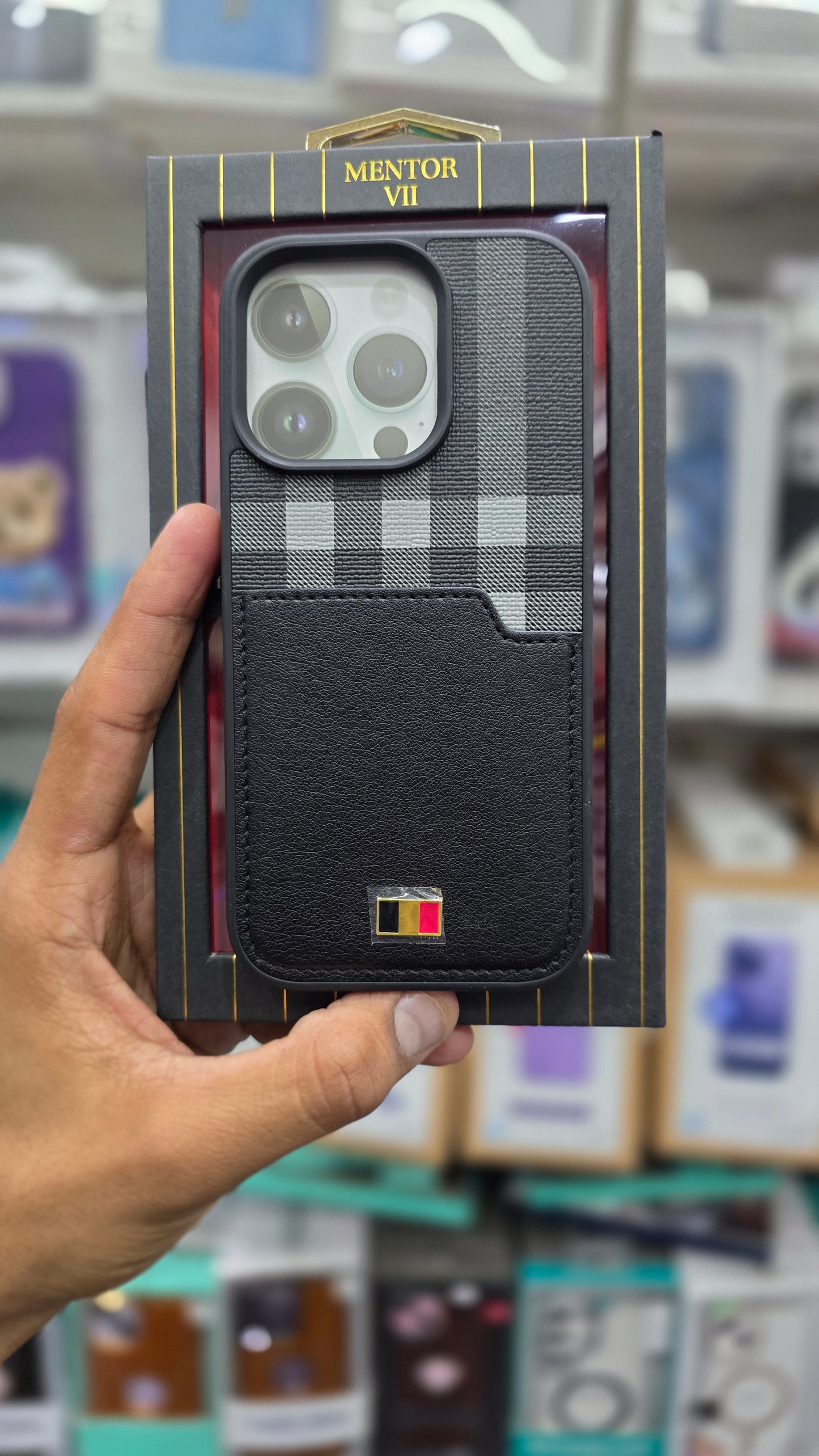 Mentor VII Premium Leather Wallet Case - iPhone 16 Pro Max
