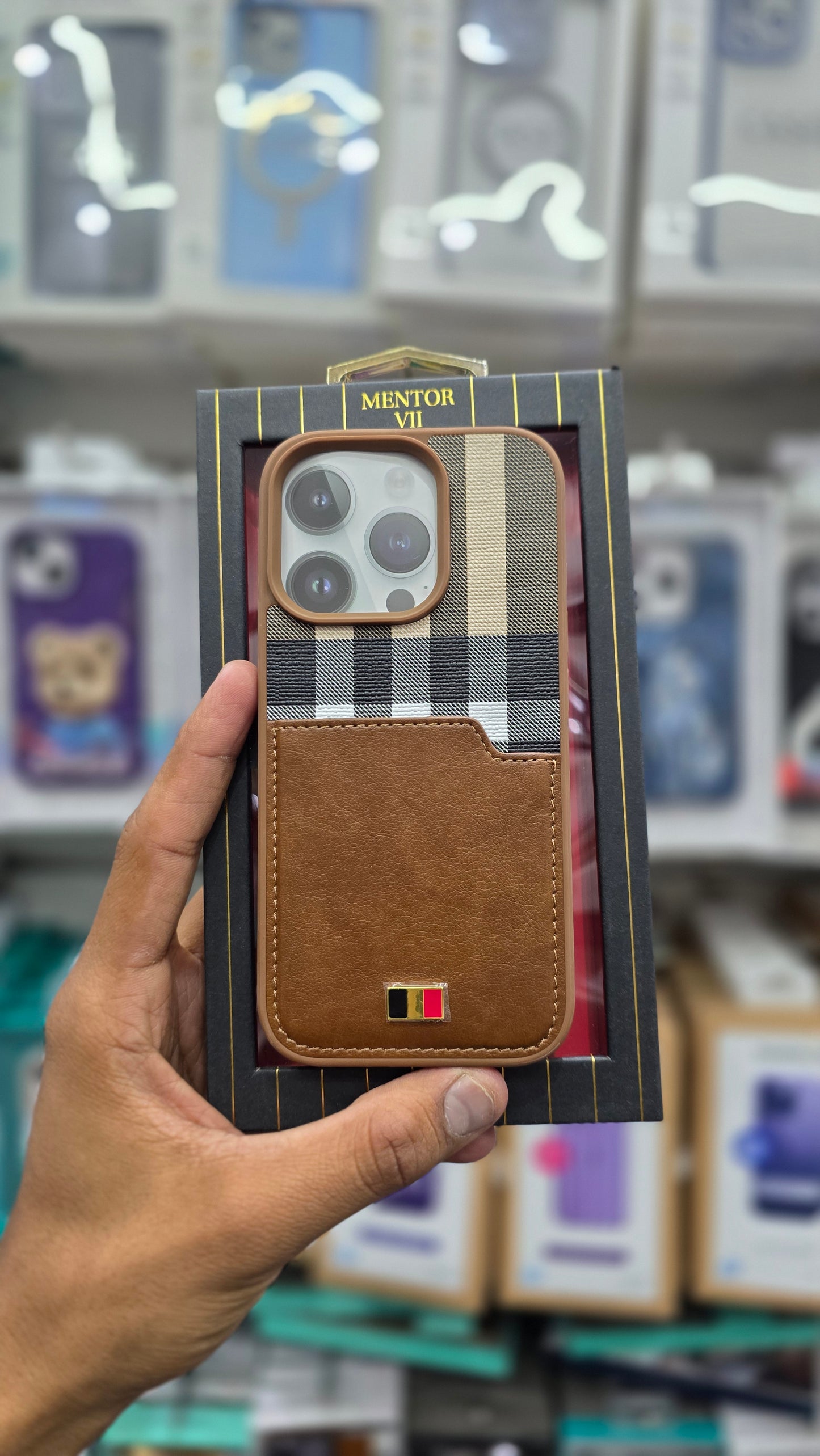Mentor VII Premium Leather Wallet Case - iPhone 16 Pro Max