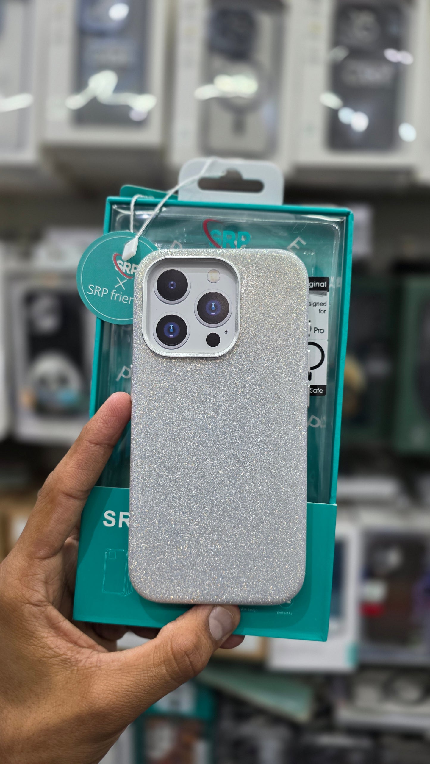 SRP Glittery Pastel Swirl Case WIth MagSafe - iPhone 15 Pro