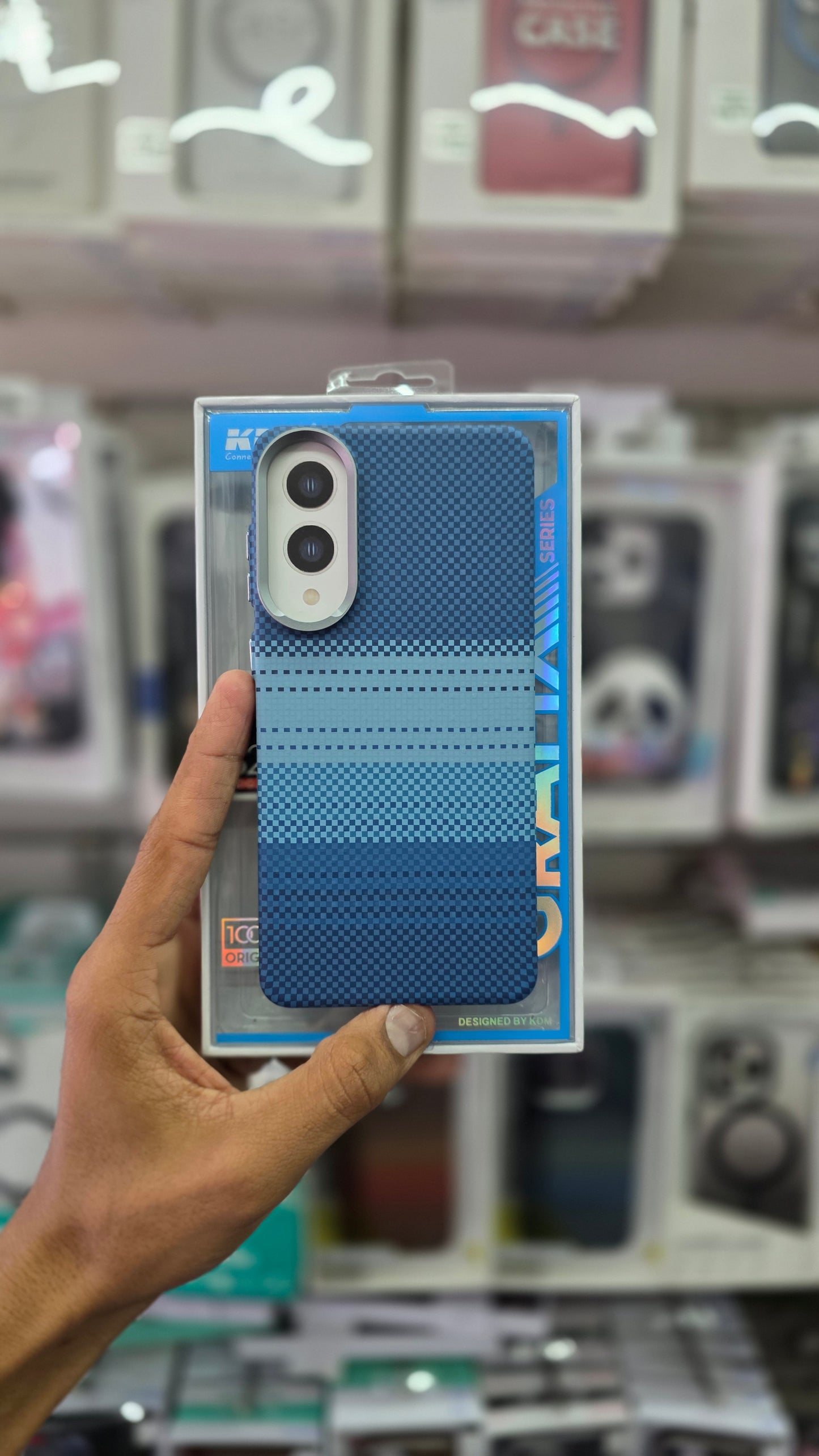 KDM Carbon Fiber Texture Case - Samsung S25 Edge