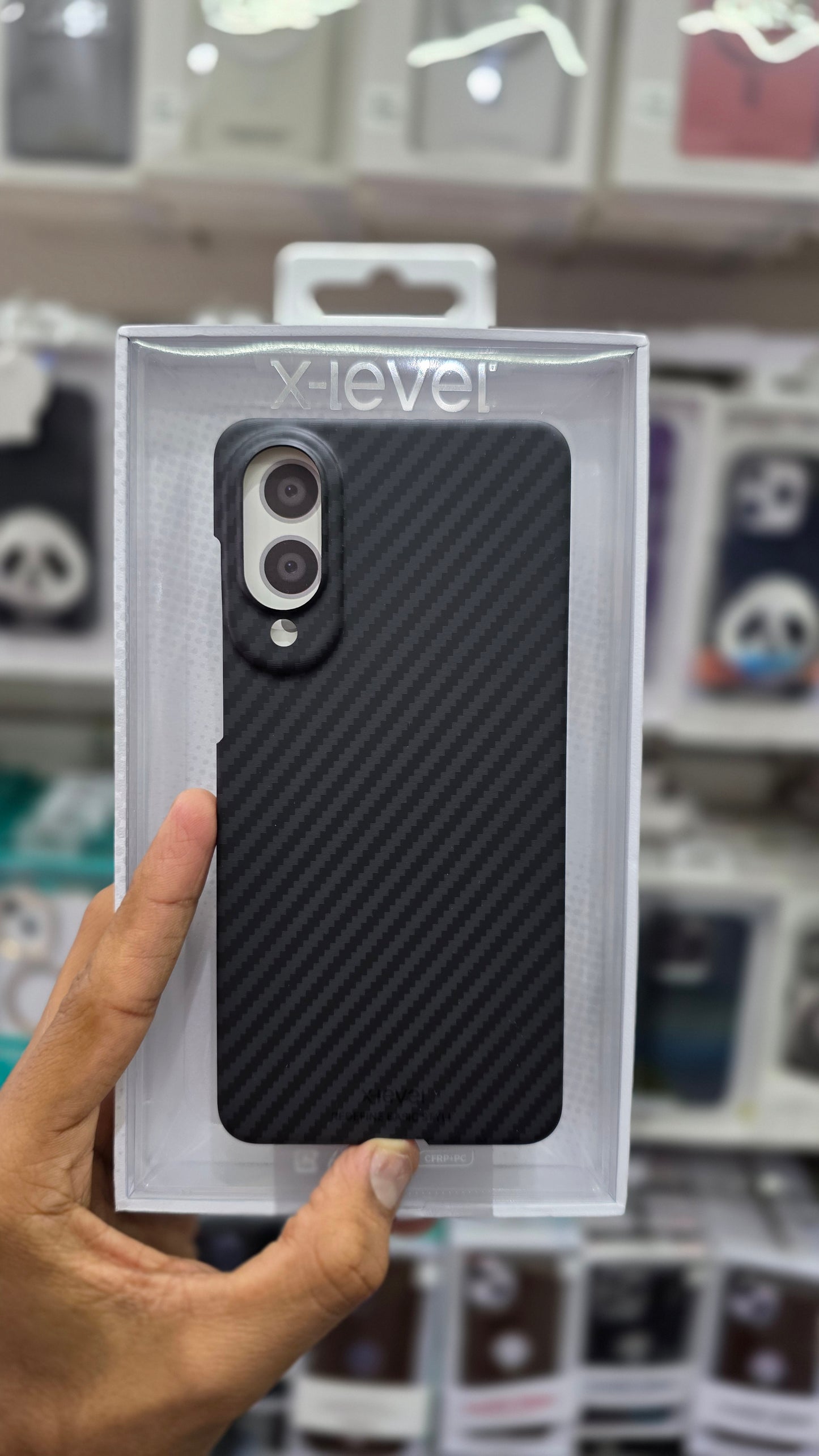 X-LEVEL Carbon Fiber Texture Case - Samsung S25 Edge