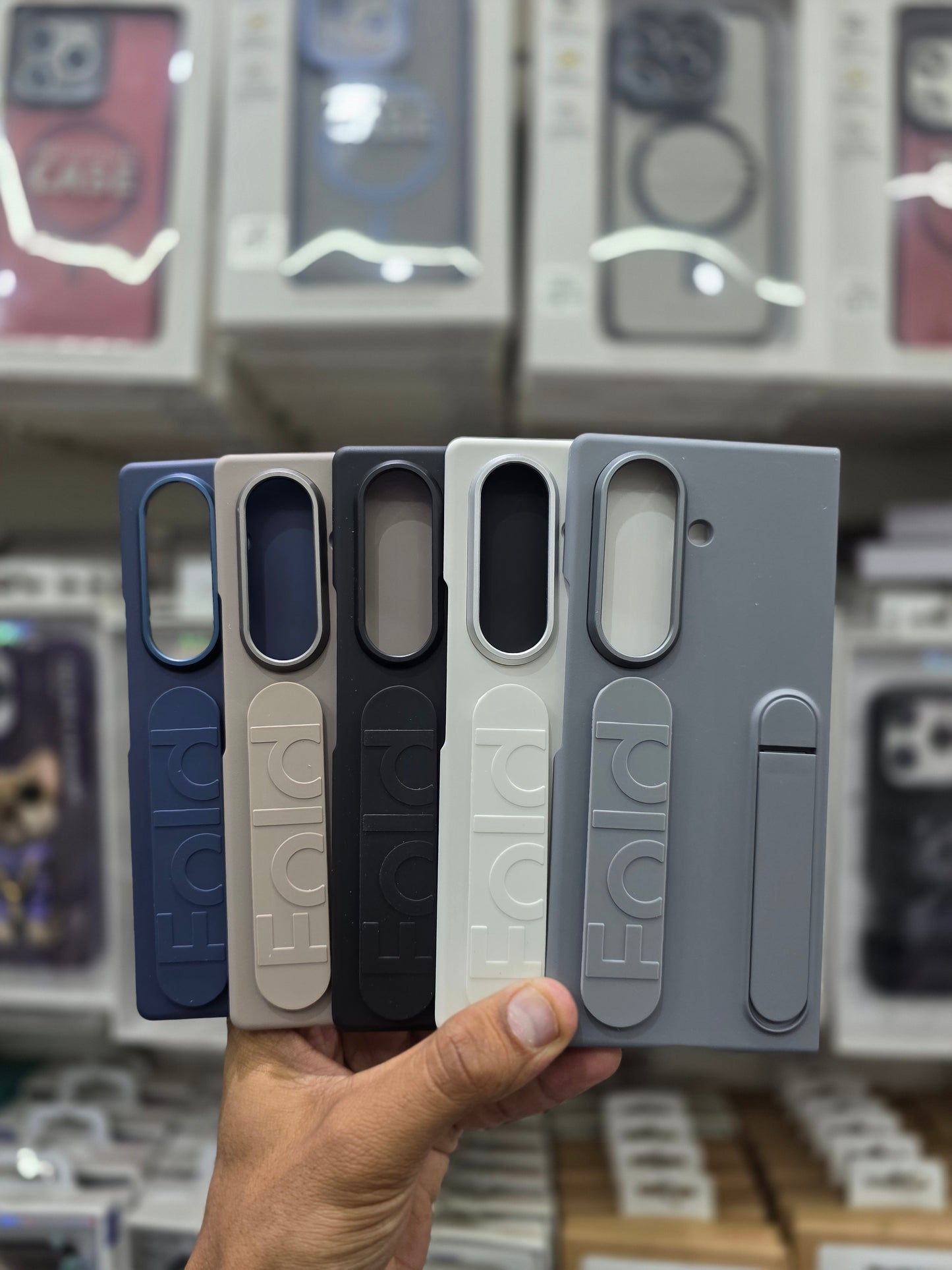 Stand Wrist Strip Case With Glass - Samsung Z Fold 7