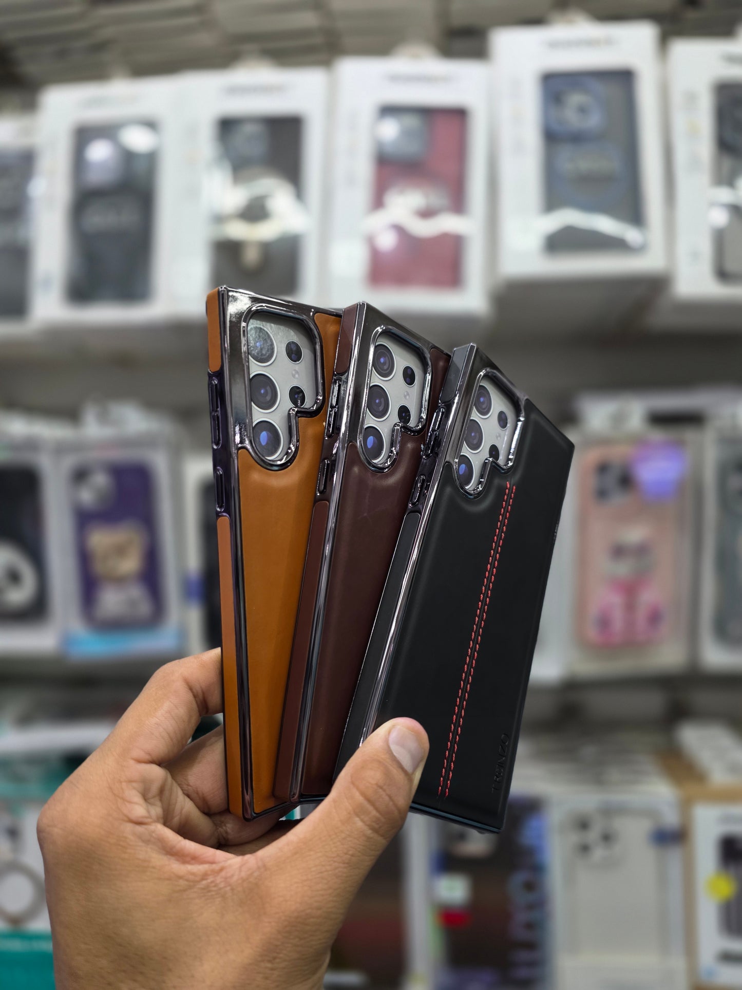 TRUNZO Classic Leather - Samsung S22 Ultra
