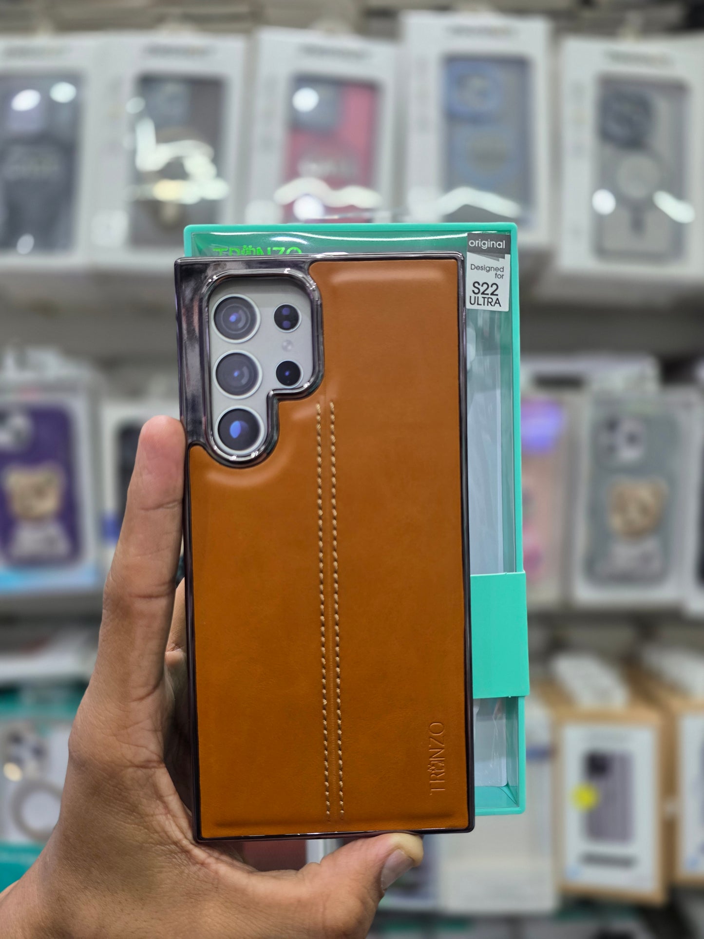 TRUNZO Classic Leather - Samsung S22 Ultra