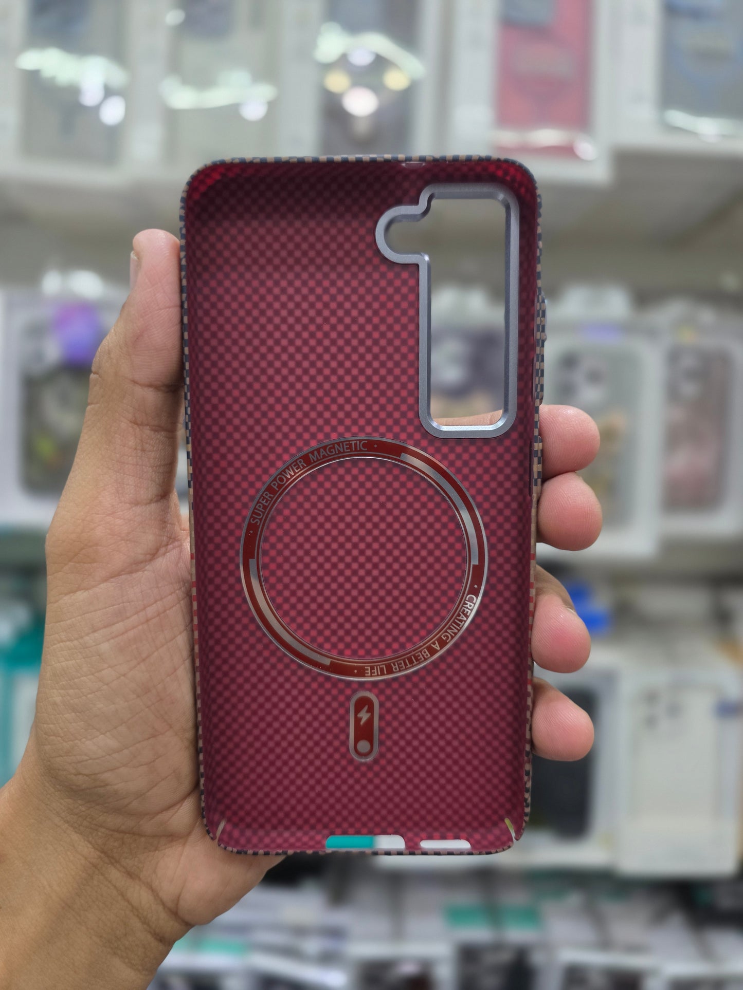 Luxo Carbon Fiber Magsafe Case - Samsung S23