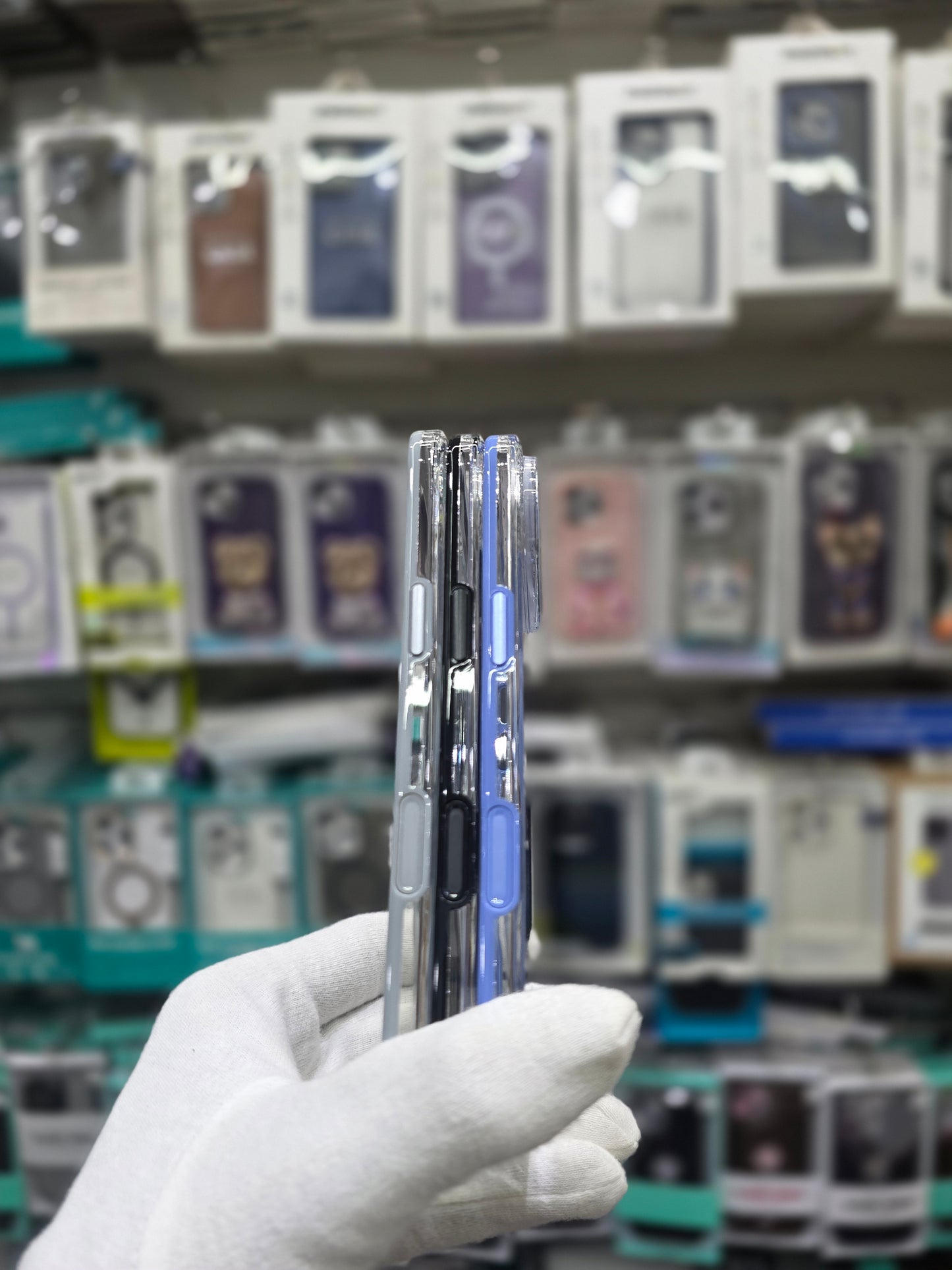 Helix Clear Protective MagSafe Case with Stylish Multi-Color Buttons - iPhone 17 Air