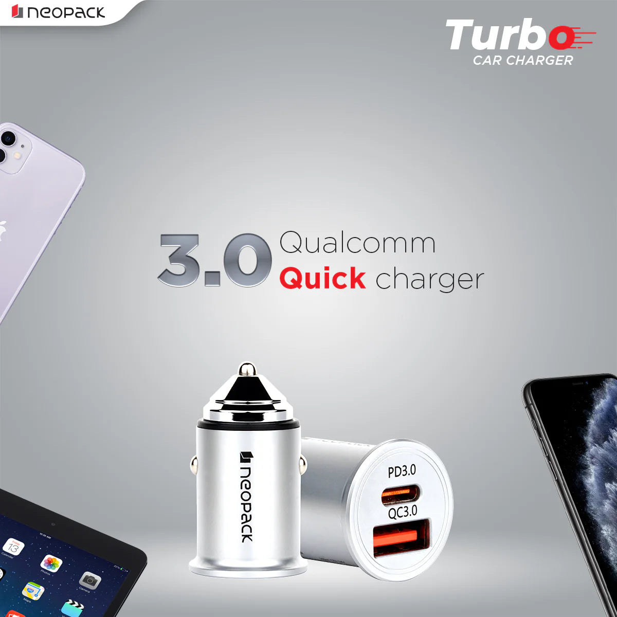 Neopack Turbo Car Charger 45