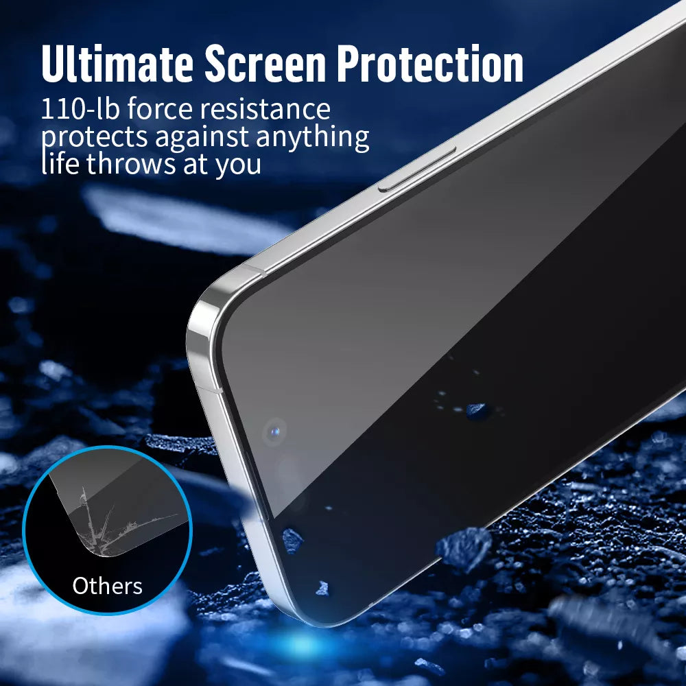 Blueo Anti Static HD Tempered Clear Glass for iPhone 16 Pro