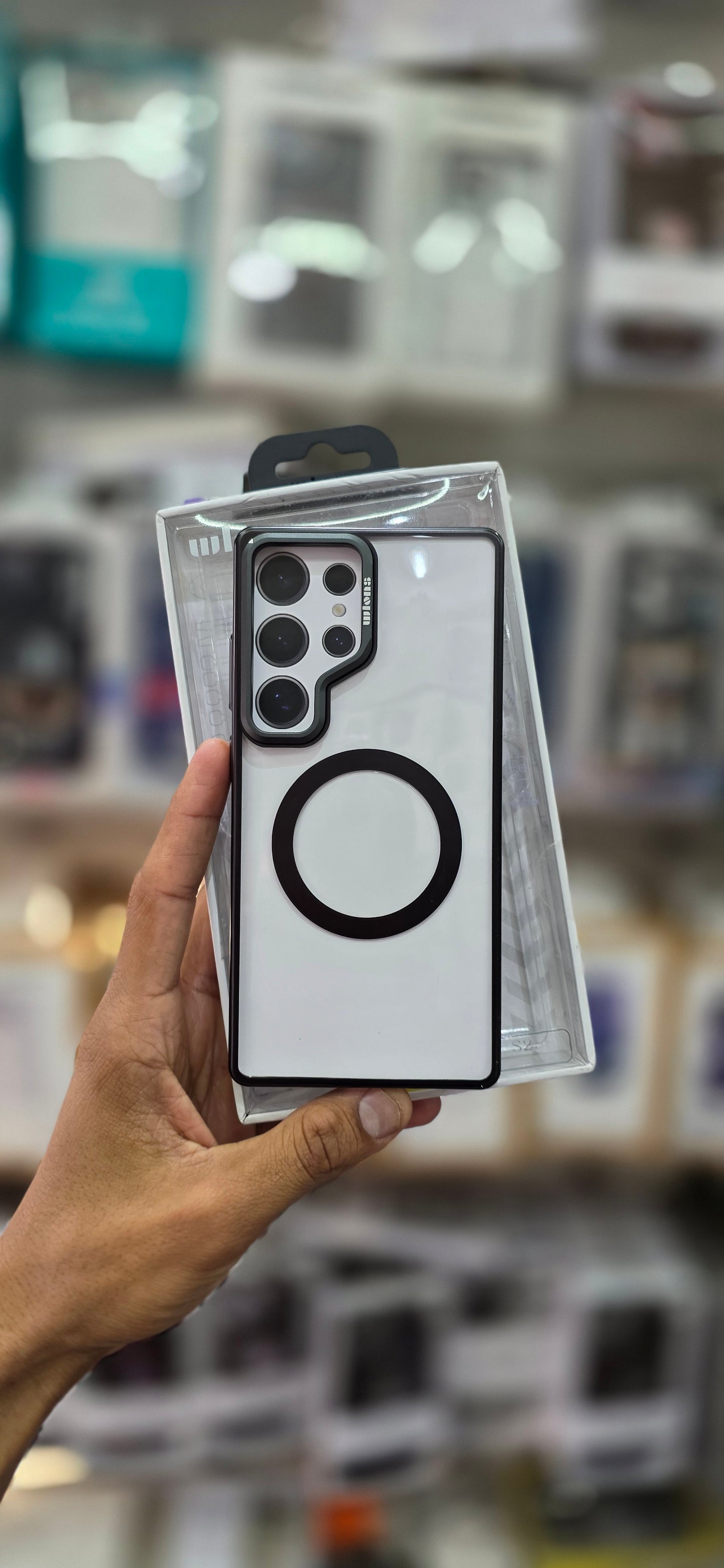 Wlons Transparent Magnetic Case For Samsung S25 Ultra