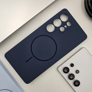 Magnetic Magsafe Silky Silicone Case For Samsung S25 Ultra