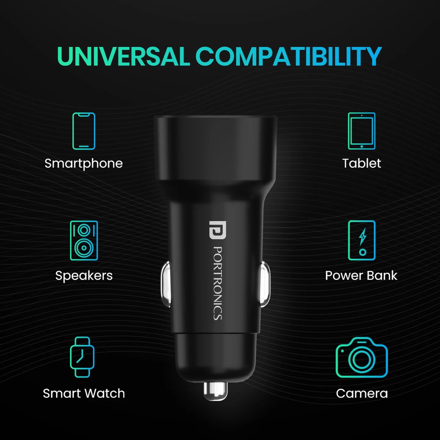 Portronics Car Power 80