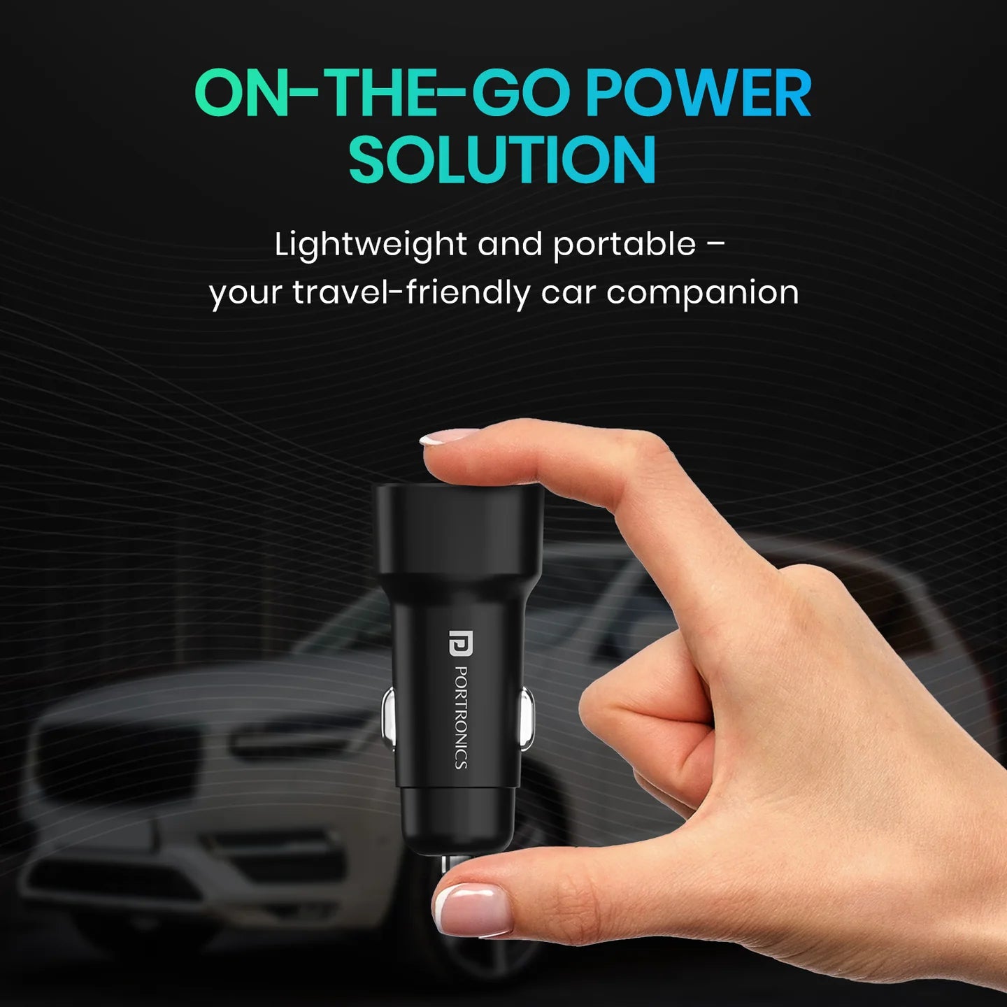 Portronics Car Power 80