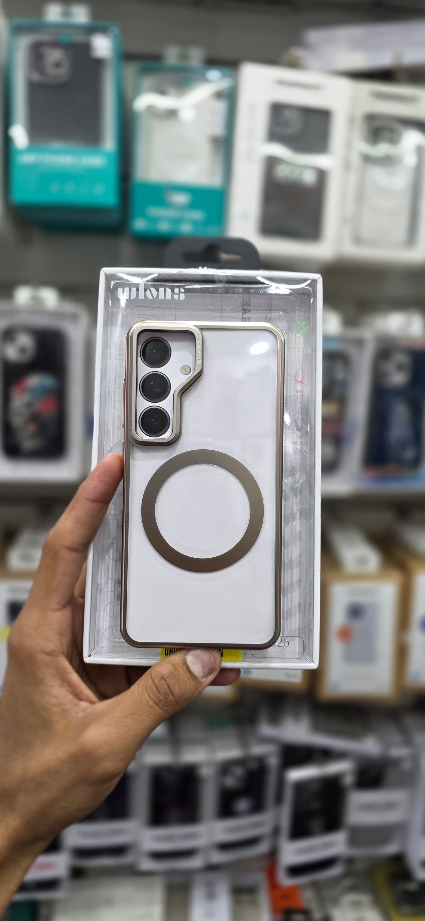 Wlons Transparent Magnetic Case For Samsung S25