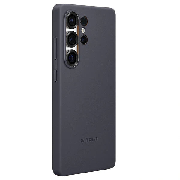Grey Leather Case For Samsung S25 Ultra