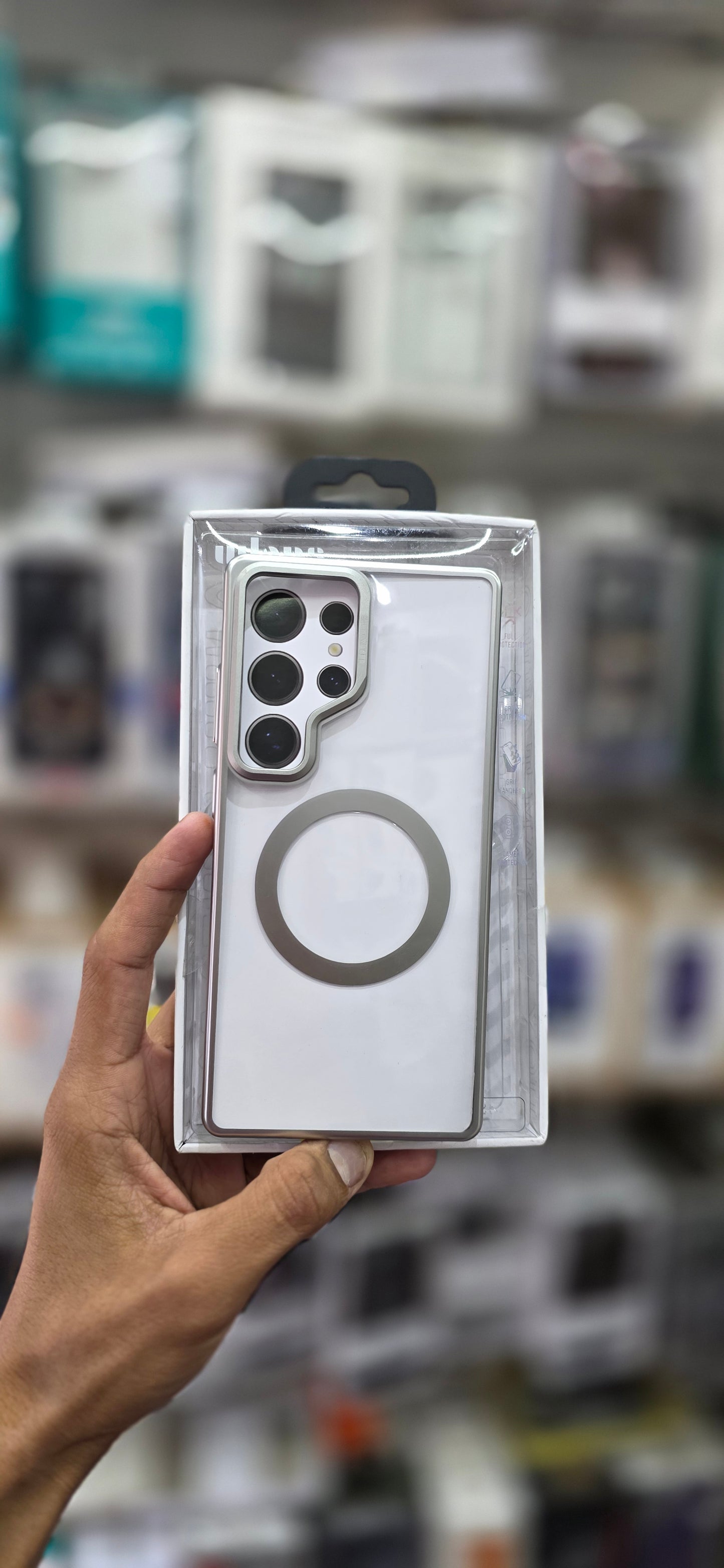 Wlons Transparent Magnetic Case For Samsung S25 Ultra