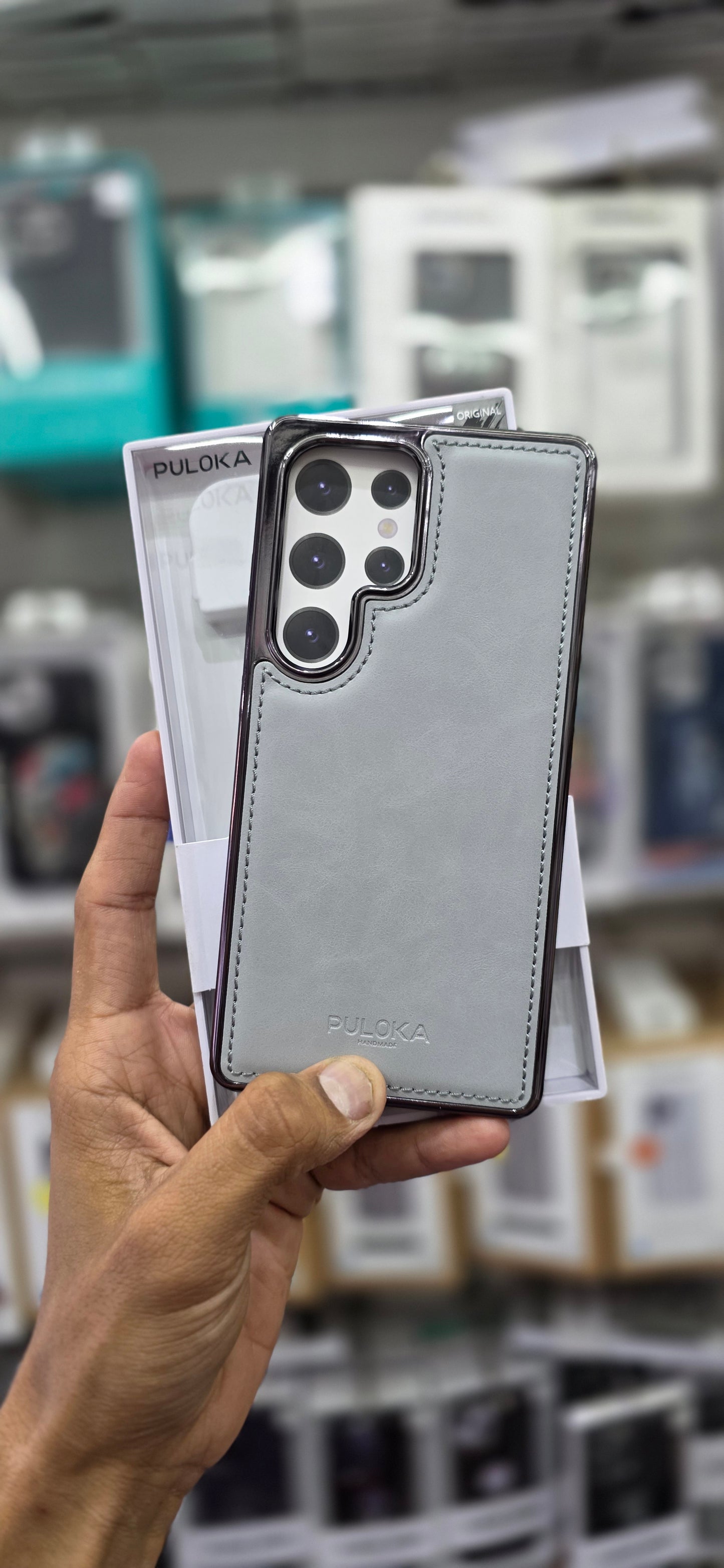 PULOKA Classic Leather For Samsung S25 Ultra