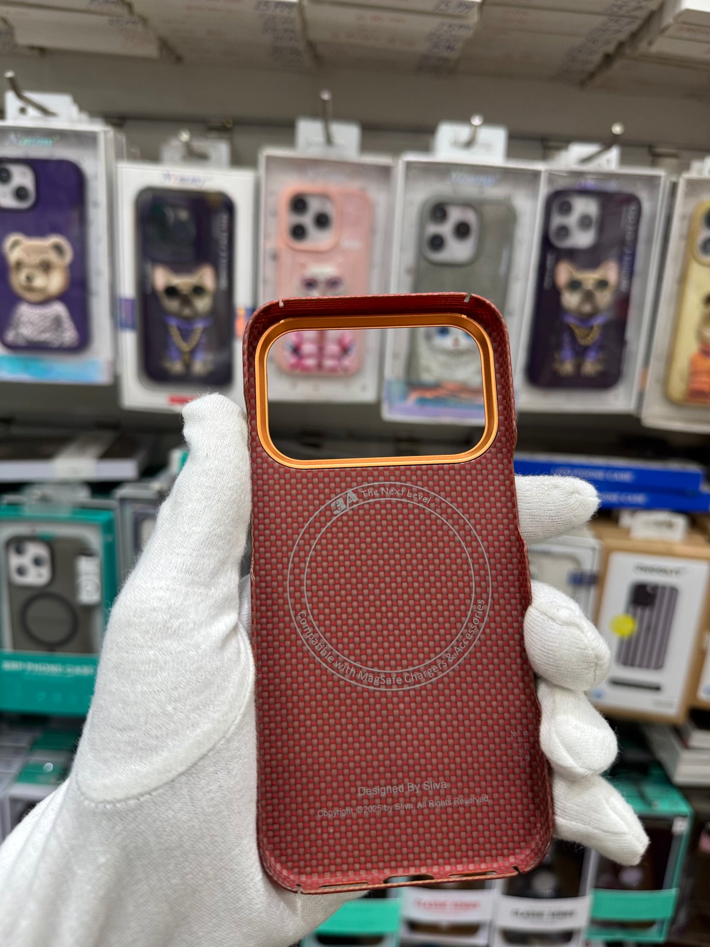 Sliva Real Carbon Fiber Case Super Slim Original with Magsafe - iPhone 17 Pro Max Cover