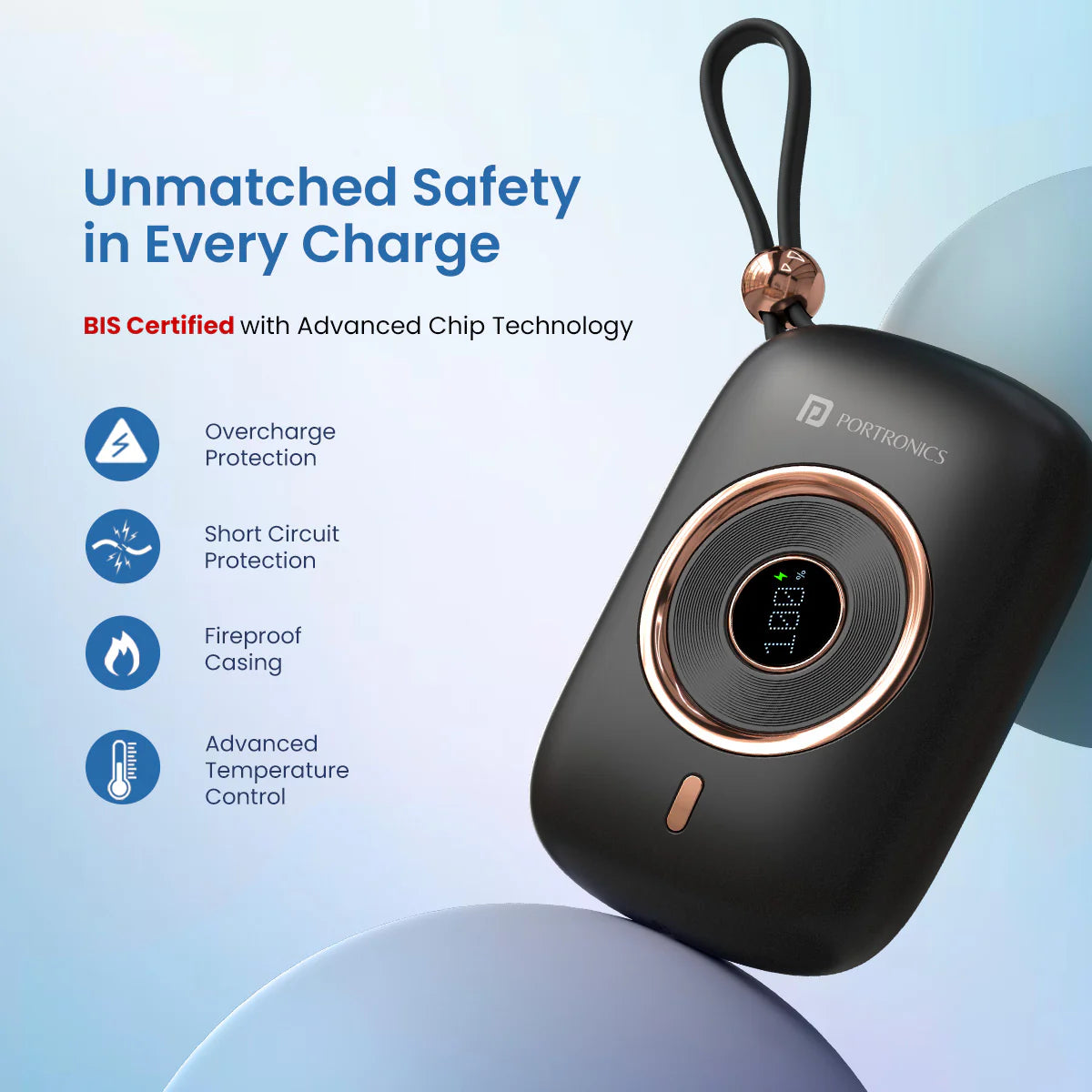 Portronics MagSafe PowerBank Power Shutter Pro