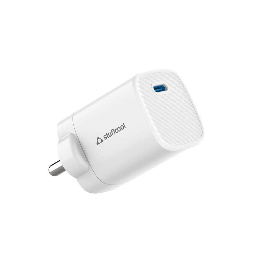 Stuffcool Novus 25W Super Fast GaN charger for Samsung, Pixel & iPhone