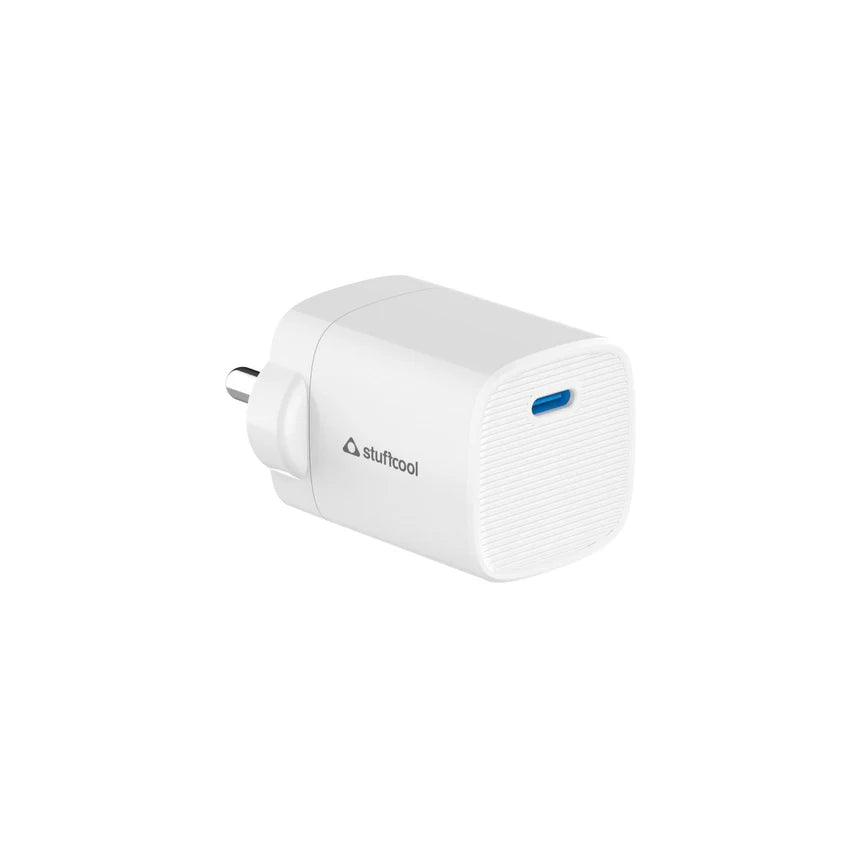 Stuffcool Novus 25W Super Fast GaN charger for Samsung, Pixel & iPhone