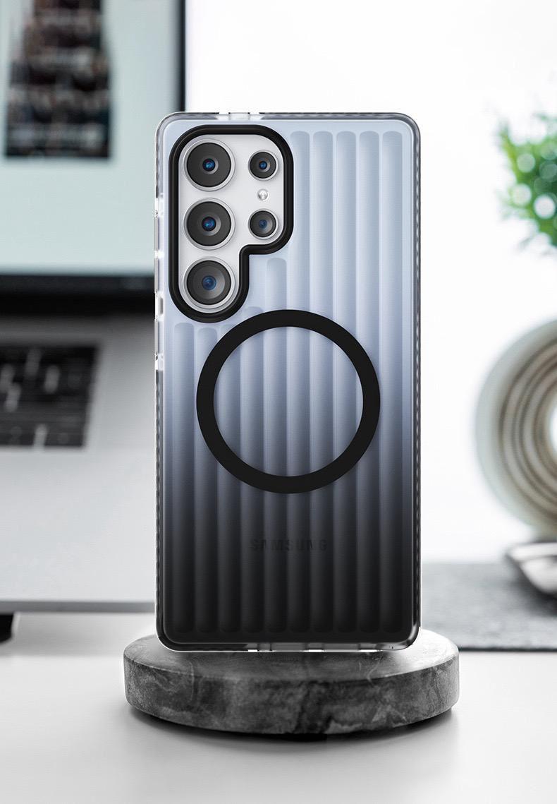 SRP Gradient Magnetic Case with Ribbed Design - Samsung Galaxy S25 Ultra