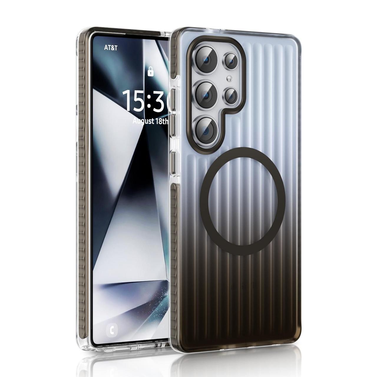 SRP Gradient Magnetic Case with Ribbed Design - Samsung Galaxy S25 Ultra