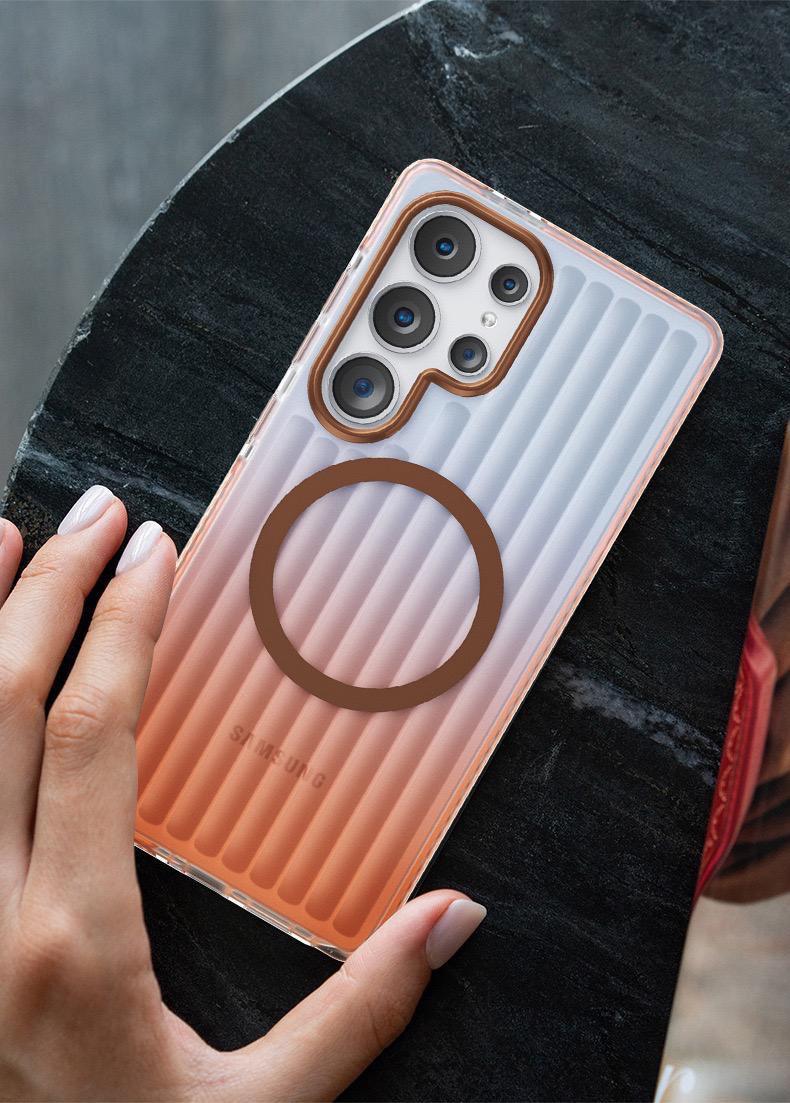 SRP Gradient Magnetic Case with Ribbed Design - Samsung Galaxy S25 Ultra