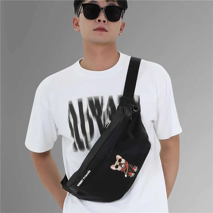 Nimmy Premium Leather Cross Body Shoulder Unisex Bag