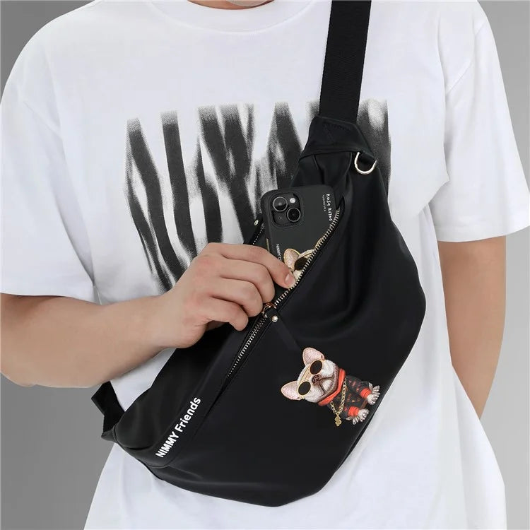 Nimmy Premium Leather Cross Body Shoulder Unisex Bag