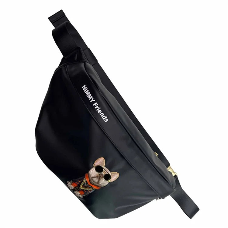 Nimmy Premium Leather Cross Body Shoulder Unisex Bag