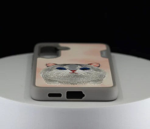 Nimmy Leather Cat Case - Samsung S24