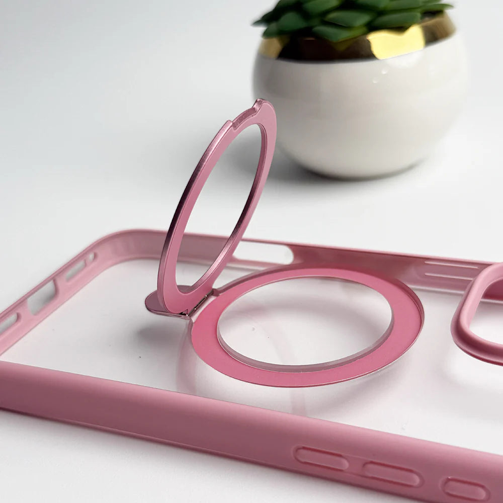 SRP MagSafe With Stand Transparent Case - iPhone 16 Pro Max