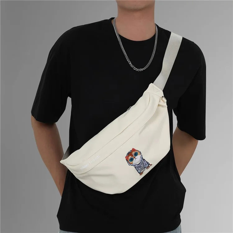 Nimmy Premium Leather Cross Body Shoulder Unisex Bag