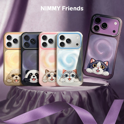 Nimmy Floppy Big Eyes Cute Pets MagSafe Embroidery Case - iPhone 18 Pro