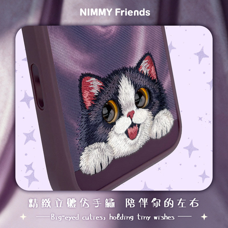 Nimmy Floppy Big Eyes Cute Pets MagSafe Embroidery Case - iPhone 18 Pro Max