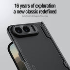 Nillkin Super Frosted Shield Fold Magnetic Matte cover case - Apple iPhone Duo