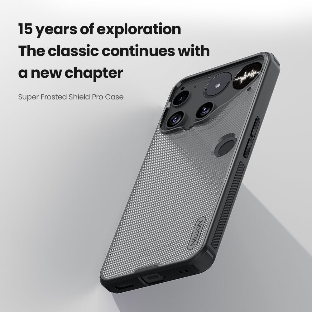 Nillkin Super Frosted Shield Pro Clear version Matte cover case - Nothing Phone 3