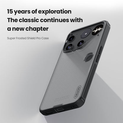 Nillkin Super Frosted Shield Pro Clear version Matte cover case - Nothing Phone 3