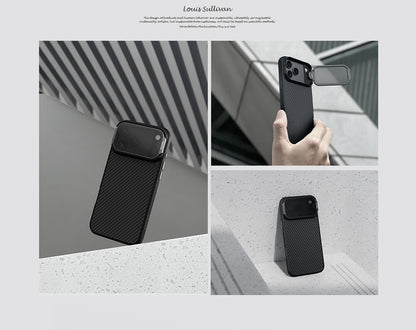 Nillkin CarboProp Magnetic MagSafe Transparent Lens Guard Edition Aramid fiber armor case - Apple iPhone 17 Pro Max