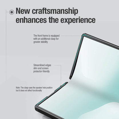 Nillkin Super Frosted Shield Fold with S-Pen case Matte cover case - Samsung Galaxy Z Fold 7