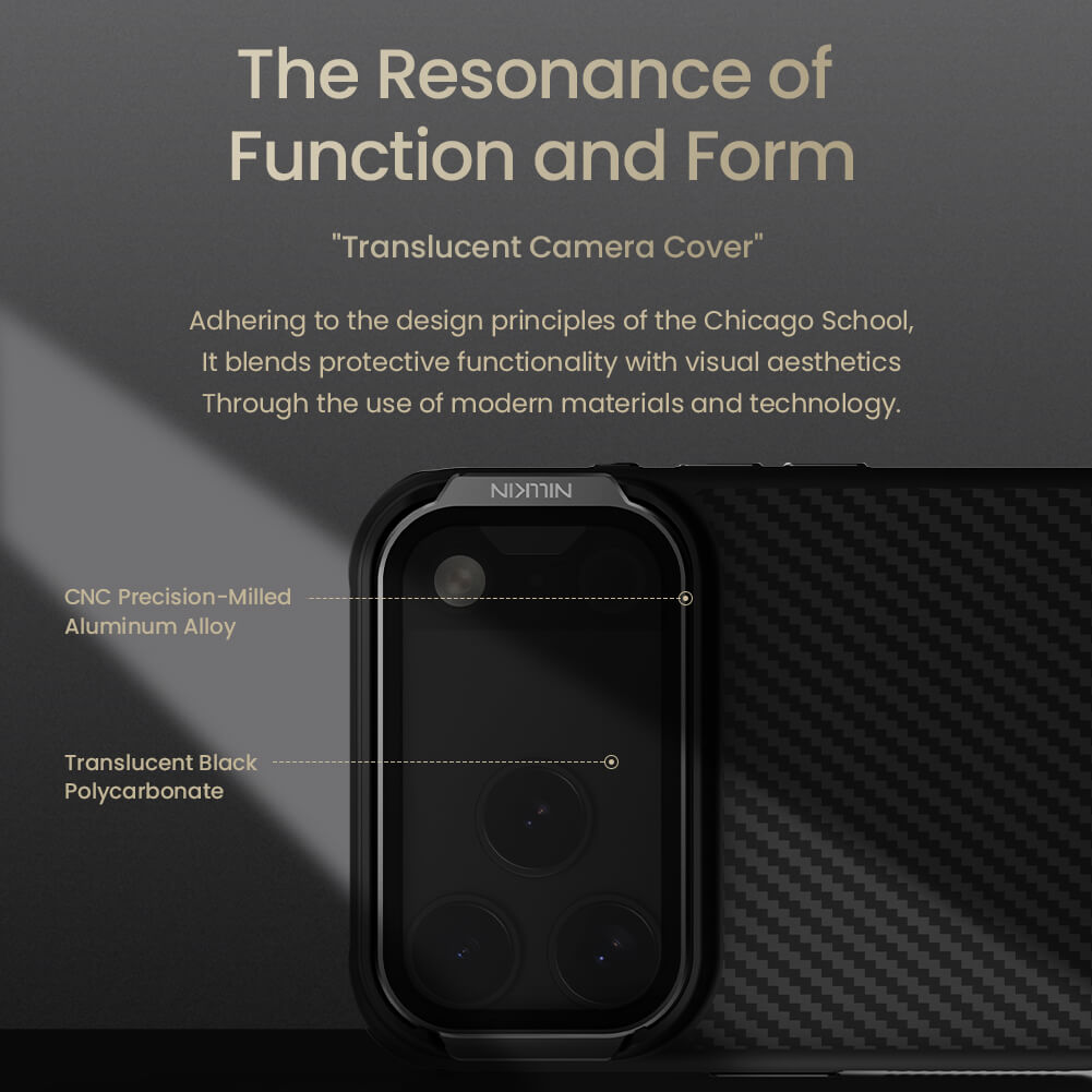 Nillkin CarboProp Magnetic MagSafe Transparent Lens Guard Edition Aramid fiber armor case - Apple iPhone 17 Pro Max