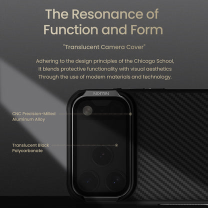 Nillkin CarboProp Magnetic MagSafe Transparent Lens Guard Edition Aramid fiber armor case - Apple iPhone 17 Pro Max